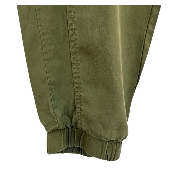 Banana Republic Women Military Jogger Cargo Pants Army Olive Green Sz S Trousers - Picture 9 of 9